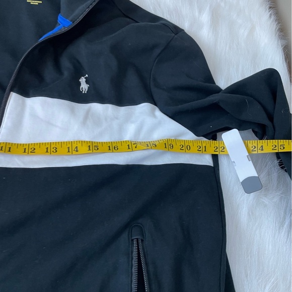Polo Ralph Lauren Black and White Zip-Up Jacket - Picture 8 of 11